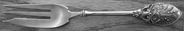 Lily (Sterling, 1870, No Monograms) Old Style Pickle Fork