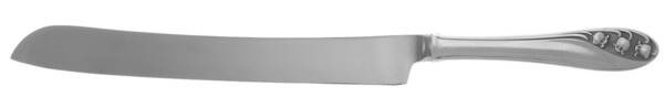 Lily of The Valley (Sterling, 1950, No Monos) Wedding Cake Knife with Stainless Blade HC