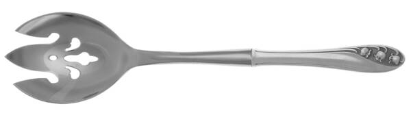 Lily of The Valley (Sterling, 1950, No Monos) Salad Serving Fork with Stainless Prongs HC