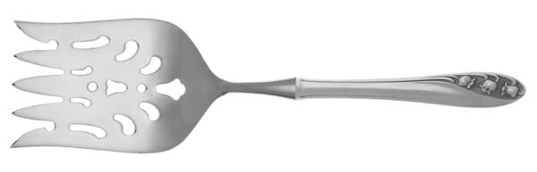 Lily of The Valley (Sterling, 1950, No Monos) Fish Serving Fork with Stainless Tines HC
