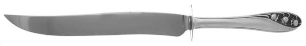Lily of The Valley (Sterling, 1950, No Monos) Large Stainless Blade Roast Carving Knife