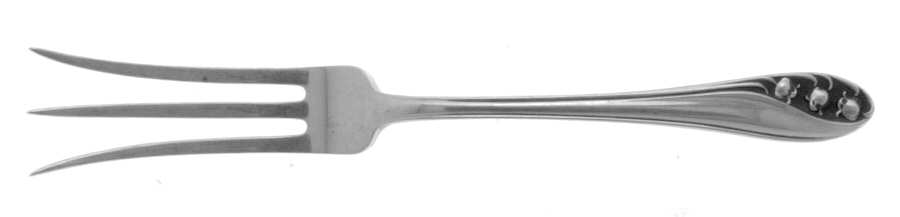 Lily of The Valley (Sterling, 1950, No Monos) Lemon Fork by Gorham Silver
