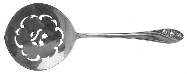 Lily of The Valley (Sterling, 1950, No Monos) Tomato Server, Solid Piece