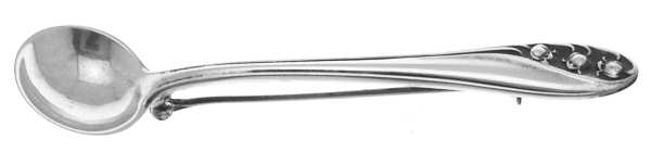 Lily of The Valley (Sterling, 1950, No Monos) Lapel Pin by Gorham Silver