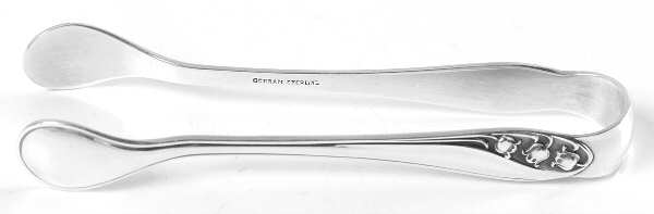 Lily of The Valley (Sterling, 1950, No Monos) Sugar Tongs