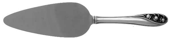 Lily of The Valley (Sterling, 1950, No Monos) Pie Server with Stainless Blade