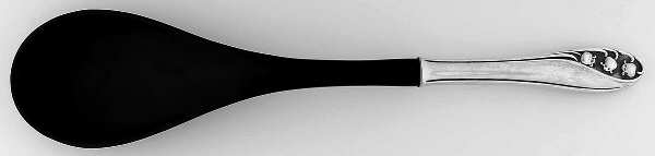 Lily of The Valley (Sterling, 1950, No Monos) Salad Serving Spoon with Plastic Bowl