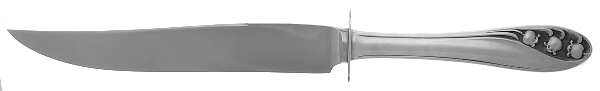Lily of The Valley (Sterling, 1950, No Monos) Small Steak Carving Knife with Stainless Blade