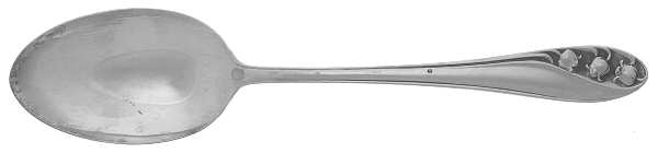 Lily of The Valley (Sterling, 1950, No Monos) Dessert/Oval Soup Spoon by Gorham Silver