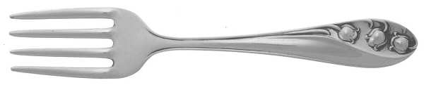 Lily of The Valley (Sterling, 1950, No Monos) Baby Fork