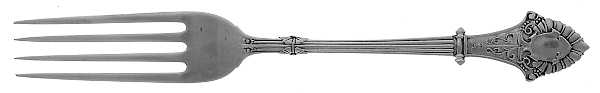 Louis XIV (Sterling, 1870) Solid Youth Tea Fork