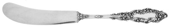 Luxembourg (Sterling, 1893) Flat Handle Paddle Butter Spreader