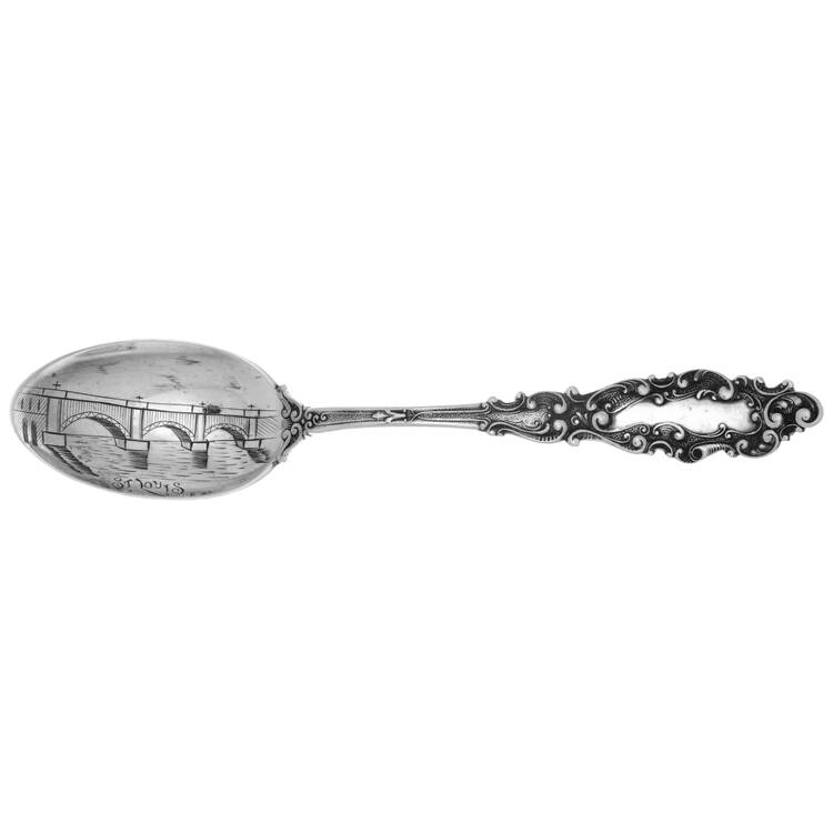 Luxembourg (Sterling, 1893) Souvenir Spoon (Teaspoon)