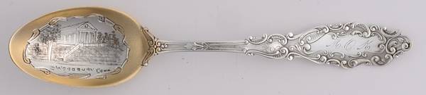 Luxembourg (Sterling, 1893) Souvenir Spoon (Five O'Clock)