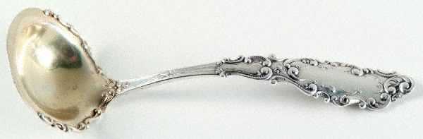 Luxembourg (Sterling, 1893) Large Cream Ladle, Solid Piece