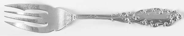 Luxembourg (Sterling, 1893) Large Individual Solid Fish/Salad Fork
