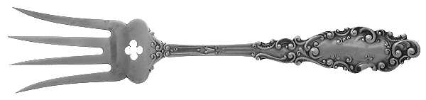 Luxembourg (Sterling, 1893) Medium Chipped Beef Fork