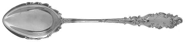 Luxembourg (Sterling, 1893) Gravy/Dressing Spoon with Button