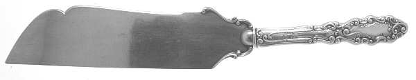 Luxembourg (Sterling, 1893) Large Hollow Handle Ice Cream Slicer Sterling Bld