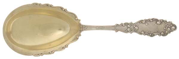 Luxembourg (Sterling, 1893) Large Solid Berry/Casserole Spoon