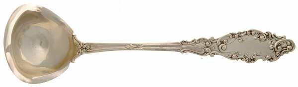 Luxembourg (Sterling, 1893) Solid Piece Cream Ladle