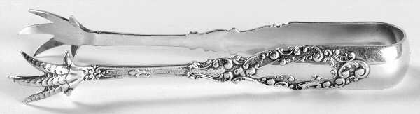 Luxembourg (Sterling, 1893) Large Sugar Tongs