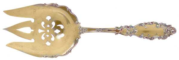 Luxembourg (Sterling, 1893) Vegetable Serving Fork (Solid)