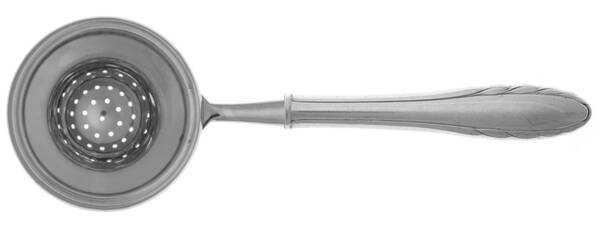 Lyric (Sterling, 1940, No Monos) Tea Strainer Overcup Serving-Stainless Bowl HC