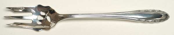Lyric (Sterling, 1940, No Monos) Pickle Fork Pierced with Short Handle HC