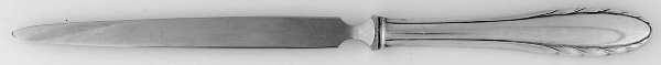 Lyric (Sterling, 1940, No Monos) Letter Opener with Stainless Blade
