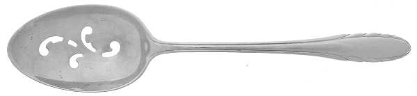 Lyric (Sterling, 1940, No Monos) Pierced Tablespoon (Serving Spoon)