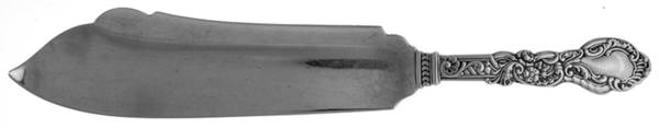Marie Antoinette (Sterling, 1890) Large Solid Ice Cream Slicer