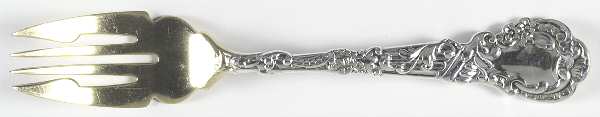 Marie Antoinette (Sterling, 1890) Large Individual Solid Fish/Salad Fork