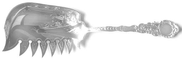 Marie Antoinette (Sterling, 1890) Solid Fried Oyster Server