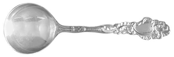 Marie Antoinette (Sterling, 1890) Round Bowl Soup Spoon (Bouillon)