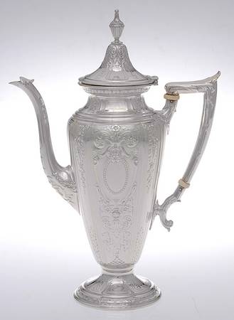 Maintenon (Sterling, Hollowware) Sterling Demitasse Pot