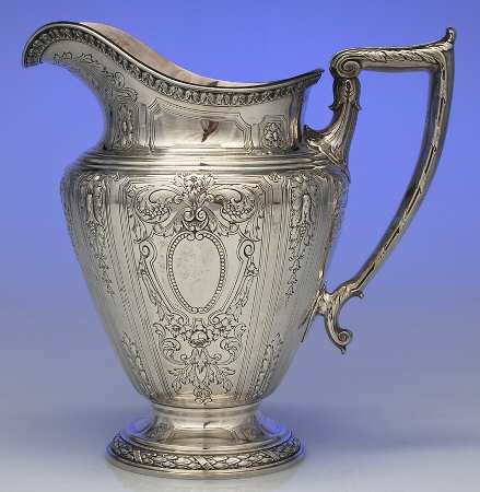 Maintenon (Sterling, Hollowware) 64 Oz Sterling Water Pitcher