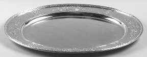 Maintenon (Sterling, Hollowware) Large Sterling Meat Plate No Well
