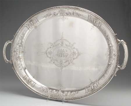 Maintenon (Sterling, Hollowware) Large Waiter Tray