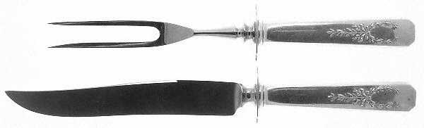 Madam Jumel (Sterling, 1908) Small Steak 2-Piece Carving Set w/Stainless Blade