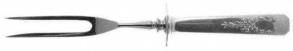 Madam Jumel (Sterling, 1908) Small Steak Carving Fork with Stainless Prongs