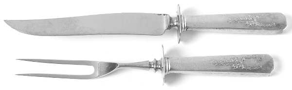 Madam Jumel (Sterling, 1908) Small Stainless Blade 2-Piece Steak Carving Set