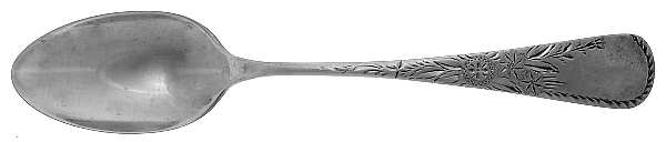 Marguerite-Engraved (Sterling, 1885) Five O'Clock Teaspoon
