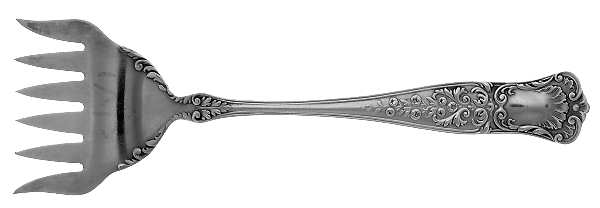 Maryland (Sterling, 1896) Large Solid Tined Sardine Serving Fork