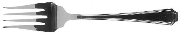Mayfair (Silverplate) Medium Solid Cold Meat Serving Fork