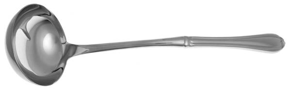 Melon Bud (Stainless) Soup Ladle with Stainless Bowl HC