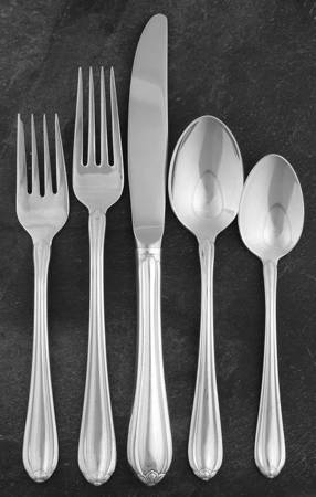 Melon Bud (Silverplate, 1991) 5 Piece Place Setting