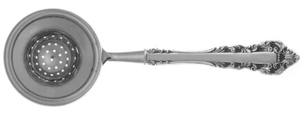 Medici (Sterling, 1971) Tea Strainer Overcup Serving-Stainless Bowl HC