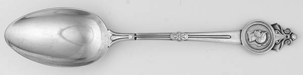Medallion (Sterling, 1864) Tablespoon (Serving Spoon)