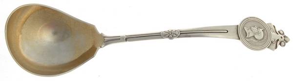 Medallion (Sterling, 1864) Solid Gravy Ladle